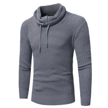 Load image into Gallery viewer, Men&#39;S Hat Rope Pile Collar Pullover Slim-Fit Knit Sweater