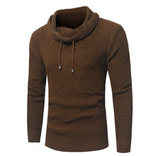 Load image into Gallery viewer, Men&#39;S Hat Rope Pile Collar Pullover Slim-Fit Knit Sweater