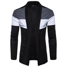 Load image into Gallery viewer, Men&#39;S Fashion Trend Color Contrast Sweater Cardigan Jacket