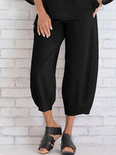 Load image into Gallery viewer, Women&#39;s Solid Color Simple Loose Casual Pants