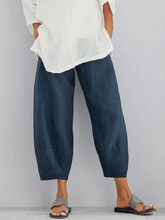 Load image into Gallery viewer, Women&#39;s Solid Color Simple Loose Casual Pants