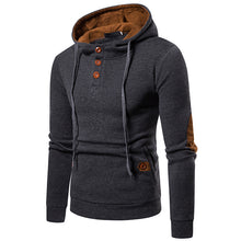 Load image into Gallery viewer, Men&#39;S Suede Color Matching Hooded Sweater Jacket