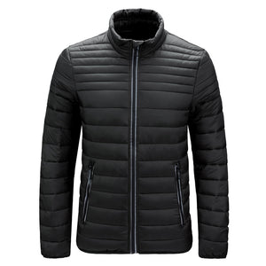 Men'S Cotton-Padded Jacket Youth All-Match Fashion Light Padded Jacket