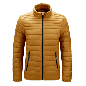 Men'S Cotton-Padded Jacket Youth All-Match Fashion Light Padded Jacket