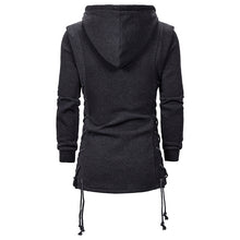 Load image into Gallery viewer, Men&#39;S Dark Hooded Loose Coat