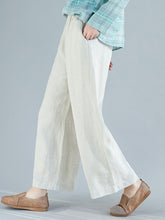 Load image into Gallery viewer, Women&#39;s Solid Color Wide Leg Pants Loose Trousers