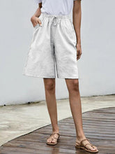 Load image into Gallery viewer, Women's Fashion Solid Color High Waist Casual Loose Shorts