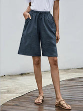 Load image into Gallery viewer, Women's Fashion Solid Color High Waist Casual Loose Shorts