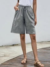 Load image into Gallery viewer, Women's Fashion Solid Color High Waist Casual Loose Shorts