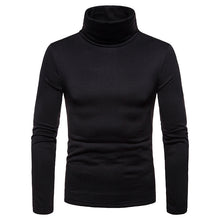 Load image into Gallery viewer, Men&#39;S Plus Velvet Warm High Neck Long Sleeve T-Shirt Bottoming Shirt