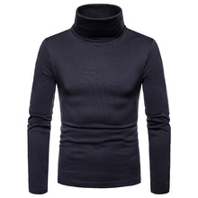 Load image into Gallery viewer, Men&#39;S Plus Velvet Warm High Neck Long Sleeve T-Shirt Bottoming Shirt