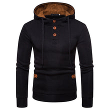 Load image into Gallery viewer, Men&#39;S Suede Color Matching Hooded Sweater Jacket