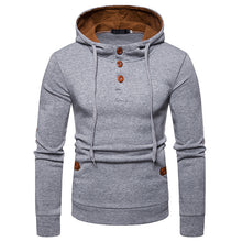 Load image into Gallery viewer, Men&#39;S Suede Color Matching Hooded Sweater Jacket