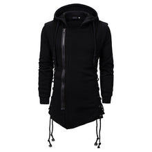 Load image into Gallery viewer, Men&#39;S Dark Hooded Loose Coat