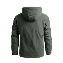 Load image into Gallery viewer, Zipper Pocket Loose Cotton Hooded Men&#39;S Jacket