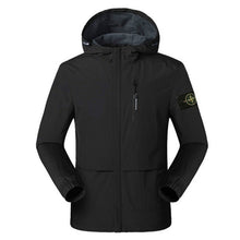 Load image into Gallery viewer, Men&#39;S Windproof And Waterproof Solid Color Outdoor Hooded Jacket