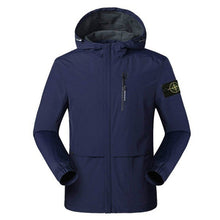 Load image into Gallery viewer, Men&#39;S Windproof And Waterproof Solid Color Outdoor Hooded Jacket