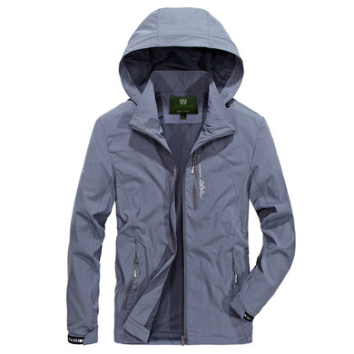 Men'S Casual Thin Loose Middle-Aged Quick-Drying Jacket