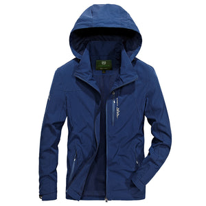 Men'S Casual Thin Loose Middle-Aged Quick-Drying Jacket