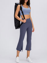 Load image into Gallery viewer, Stretch Slim Fitness Sports Flared Wide-Leg Yoga Pants