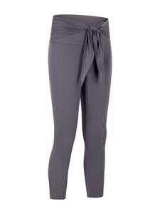 Fashion Strap Sports Stretch Slim Yoga Cropped Pants