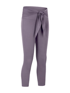 Fashion Strap Sports Stretch Slim Yoga Cropped Pants