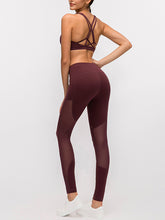 Load image into Gallery viewer, Mesh Stitching Yoga Quick-Drying Breathable Sports Cropped Pants