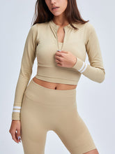 Load image into Gallery viewer, Yoga Sports Tight-Fitting Breathable Long-Sleeved Shorts Suit