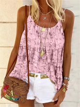 Load image into Gallery viewer, Women's Printed Tie-dye Sling Tops Loose Camisole T-shirt