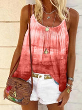 Load image into Gallery viewer, Fashion Tie-dye Sexy Sling Tops Loose Camisole T-shirt