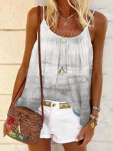 Load image into Gallery viewer, Fashion Tie-dye Sexy Sling Tops Loose Camisole T-shirt
