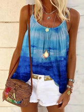 Load image into Gallery viewer, Fashion Tie-dye Sexy Sling Tops Loose Camisole T-shirt