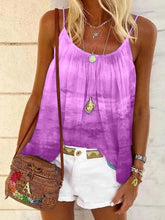Load image into Gallery viewer, Fashion Tie-dye Sexy Sling Tops Loose Camisole T-shirt