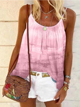 Load image into Gallery viewer, Fashion Tie-dye Sexy Sling Tops Loose Camisole T-shirt