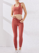 Load image into Gallery viewer, Yoga Sports Vest Tight-Fitting High Elastic Two-Piece Suit