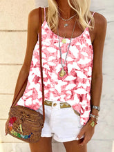 Load image into Gallery viewer, Fashion Printed Sleeveless Top Loose Camisole T-shirt