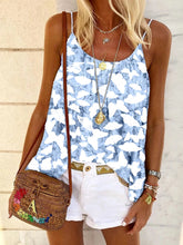 Load image into Gallery viewer, Fashion Printed Sleeveless Top Loose Camisole T-shirt