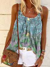 Load image into Gallery viewer, Bohemian Ethnic Print Sexy Sling Loose Top