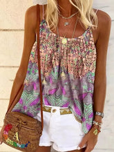 Load image into Gallery viewer, Bohemian Ethnic Print Sexy Sling Loose Top