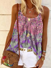 Load image into Gallery viewer, Bohemian Ethnic Print Sexy Sling Loose Top