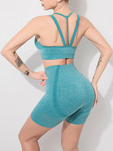 Load image into Gallery viewer, High Waist Tight Sports Shorts Quick-drying Running Yoga Suit