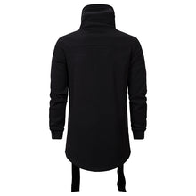 Load image into Gallery viewer, Men&#39;S High Collar Dark Long Loose Coat