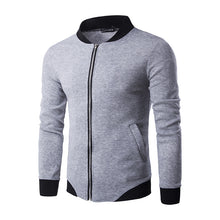 Load image into Gallery viewer, Men&#39;S Stand-Up Collar Zipper Sweater Baseball Uniform