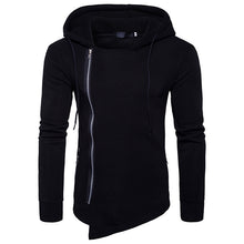 Load image into Gallery viewer, Men&#39;S Fashion Side Zipper Irregular Hem Hooded Sweatshirt