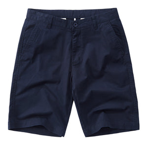 Men'S Casual All-Match Solid Color Breathable Shorts