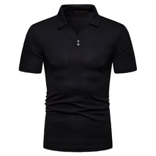 Load image into Gallery viewer, Men&#39;S V-Neck Loose European Size Short Sleeve POLO Shirt