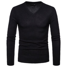 Load image into Gallery viewer, Men&#39;S Plus Size V-Neck Long-Sleeved T-Shirt Bottoming Shirt