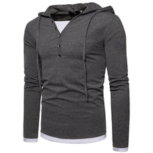 Load image into Gallery viewer, Fashion Men&#39;S Hooded Long-Sleeve Stitching Sports Pullover Hoodie