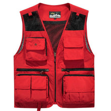 Load image into Gallery viewer, Men&#39;S Outdoor Leisure Multi-Pocket Quick-Drying Mesh Vest