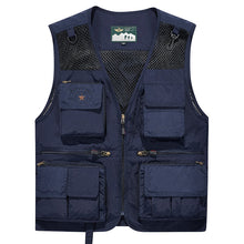 Load image into Gallery viewer, Men&#39;S Outdoor Leisure Multi-Pocket Quick-Drying Mesh Vest